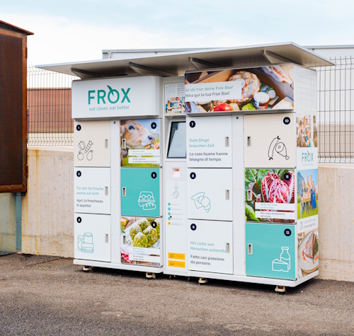Smartlocker refrigerato freshpilot con 12 scomparti a temperatura controllata